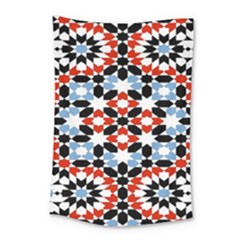 Morrocan Fez Pattern Arabic Geometrical Small Tapestry by Simbadda