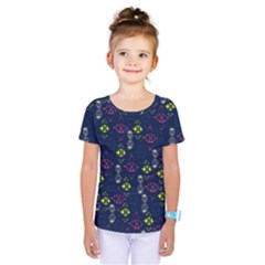 Vintage Unique Pattern Kids  One Piece Tee