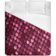 Red Circular Pattern Background Duvet Cover (california King Size)