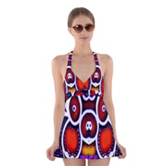 Nibiru Power Up Halter Swimsuit Dress by MRTACPANS