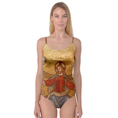 Gold Jesus Camisole Leotard  by boho