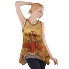 Gold Jesus Side Drop Tank Tunic by boho