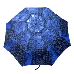 Blue Sequins Folding Umbrellas by boho