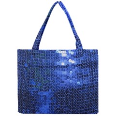 Blue Sequins Mini Tote Bag