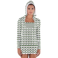 Shamrock Women s Long Sleeve Hooded T-shirt by boho