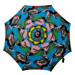 Rainbow Camouflage Hook Handle Umbrellas (large)