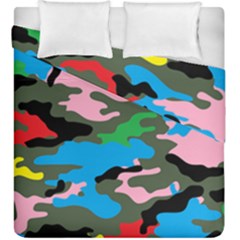 Rainbow Camouflage Duvet Cover Double Side (king Size)