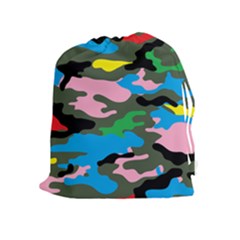 Rainbow Camouflage Drawstring Pouches (extra Large)