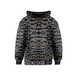 Black Diamonds Kids  Zipper Hoodie by boho