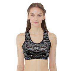 Black Diamonds Sports Bra With Border