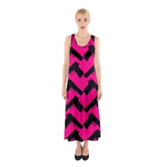 Pink Gun Sleeveless Maxi Dress by boho