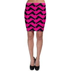 Pink Gun Bodycon Skirt by boho