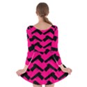 Pink Gun Long Sleeve Skater Dress View2