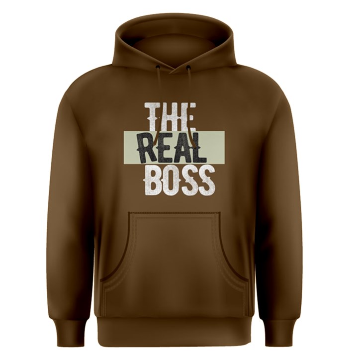 The real boss - Men s Pullover Hoodie