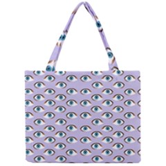 Purple Eyeballs Mini Tote Bag