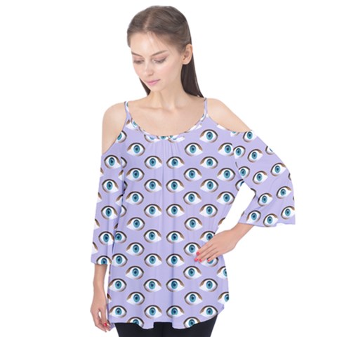 Purple Eyeballs Flutter Tees by boho