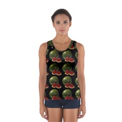 Black Watermelon Women s Sport Tank Top  by boho