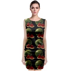 Black Watermelon Classic Sleeveless Midi Dress by boho