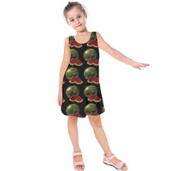 Black Watermelon Kids  Sleeveless Dress by boho