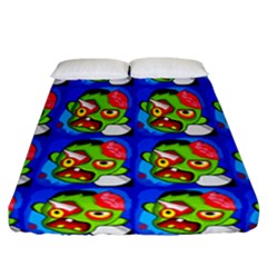 Zombies Fitted Sheet (california King Size)