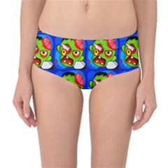 Zombies Mid-waist Bikini Bottoms