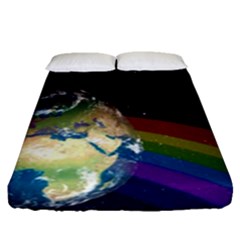 Earth Fitted Sheet (queen Size)