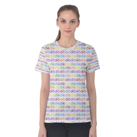 Bicycles Women s Cotton Tee by boho