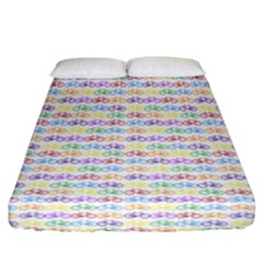 Bicycles Fitted Sheet (california King Size) by boho