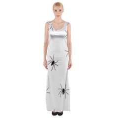 Spiders Maxi Thigh Split Dress by boho