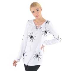 Spiders Women s Tie Up Tee