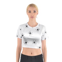 Spiders Cotton Crop Top