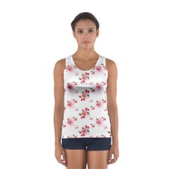 Vintage Cherry Women s Sport Tank Top  by boho