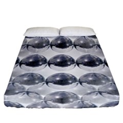 Disco Balls Fitted Sheet (california King Size) by boho