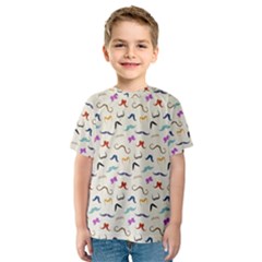 Mustaches Kids  Sport Mesh Tee