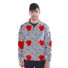 I Love You Wind Breaker (men) by boho