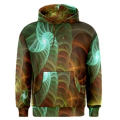 Art Shell Spirals Texture Men s Pullover Hoodie by Simbadda