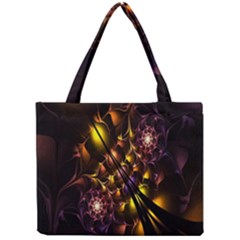 Art Design Image Oily Spirals Texture Mini Tote Bag by Simbadda