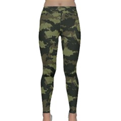 Camo Pattern Classic Yoga Leggings by Simbadda