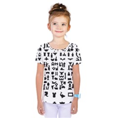 Anchor Puzzle Booklet Pages All Black Kids  One Piece Tee