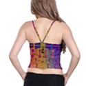 Circuit Board Pattern Lynnfield Die Spaghetti Strap Bra Top View2