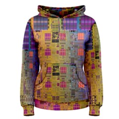 Circuit Board Pattern Lynnfield Die Women s Pullover Hoodie