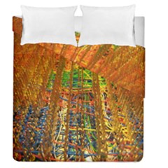 Circuit Board Pattern Duvet Cover Double Side (queen Size)