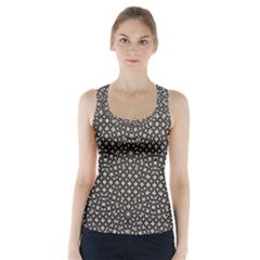 Modern Oriental Pattern Racer Back Sports Top by dflcprintsclothing