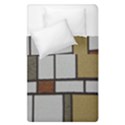 Fabric Textures Fabric Texture Vintage Blocks Rectangle Pattern Duvet Cover Double Side (Single Size) View2