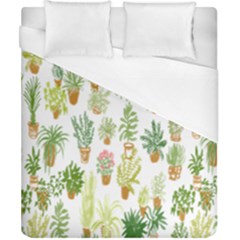 Flowers Pattern Duvet Cover (california King Size) by Simbadda