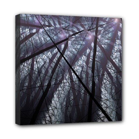 Fractal Art Picture Definition  Fractured Fractal Texture Mini Canvas 8  X 8  by Simbadda