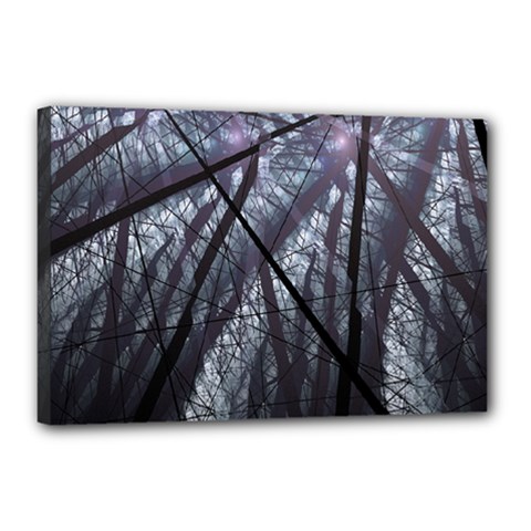 Fractal Art Picture Definition  Fractured Fractal Texture Canvas 18  X 12  by Simbadda