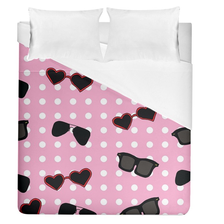 Pisunglass Tech Pink Pattern Duvet Cover (Queen Size)