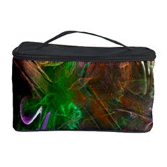 Fractal Texture Abstract Messy Light Color Swirl Bright Cosmetic Storage Case by Simbadda