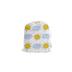 Sunshine Tech White Drawstring Pouches (xs) 